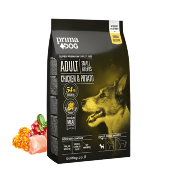 פרימה דוג כלב עוף ותפוחי אדמה לגזע קטן