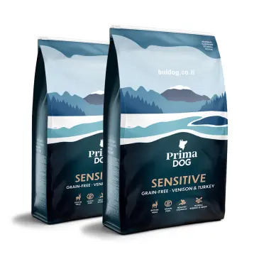 מבצע 2 שקים פרימה דוג סנסטיב צבי והודו