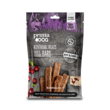 חטיף לכלב פרימה דוג nothern treat ברווז והרינג