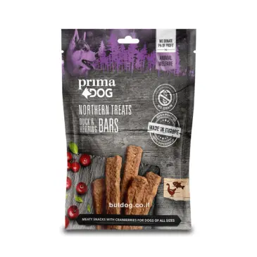 חטיף לכלב פרימה דוג nothern treat ברווז והרינג