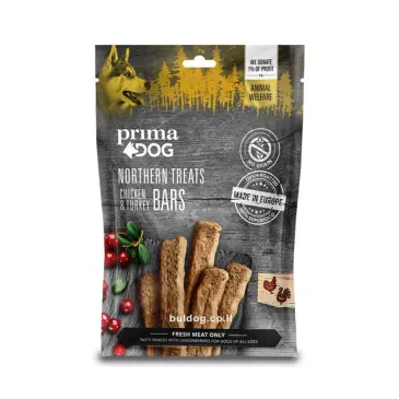 חטיף לכלב פרימה דוג nothern treat עוף והודו