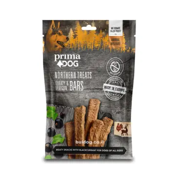 חטיף לכלב פרימה דוג nothern treat צבי והודו