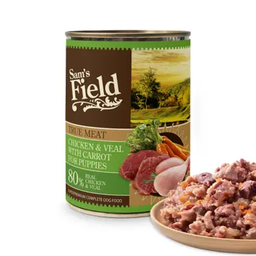 שימור סמס פילד 400 גרם עוף ועגל