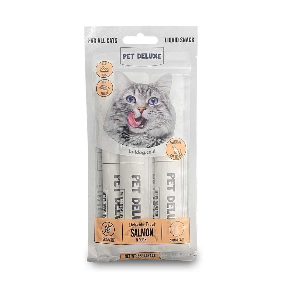 חטיף ליקוק פט דלוקס סלמון בולדוג