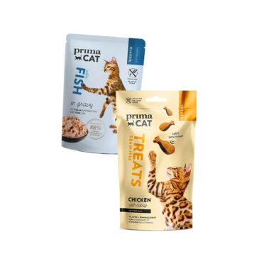 חבילת 2 פינוקים לחתול