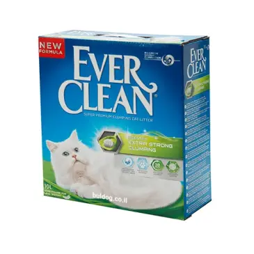 חול לחתול אברקלין Extra Strength פס ירוק 10 ליטר – 8.3 קג