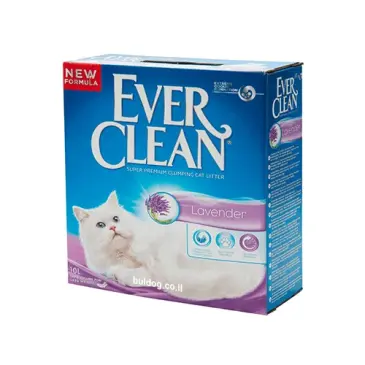 חול לחתול אברקלין LAVENDER פס סגול 10 ליטר – 8.3 קג