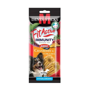 פיט אקטיב דנטלי לכלב בינוני חמוציות