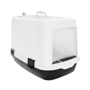 שרותים סגורים פתח גדול לניקוי פטספרוגקט לבן