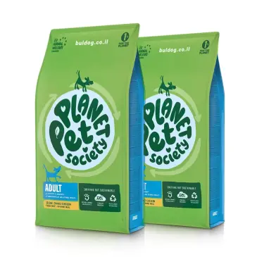 מבצע 2 שקי פלאנט פט בוגר עוף