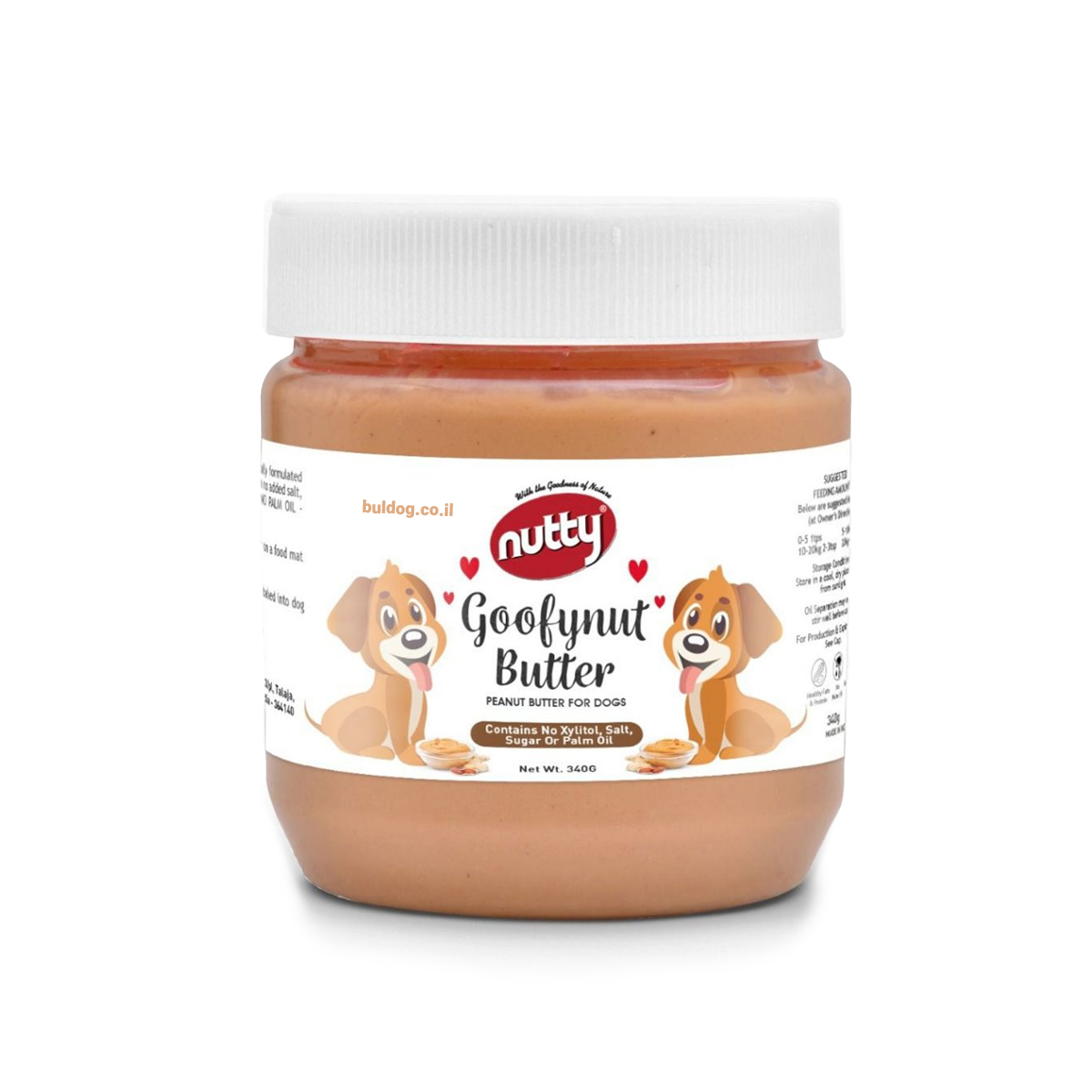 חמאת בוטנים לכלב nutty