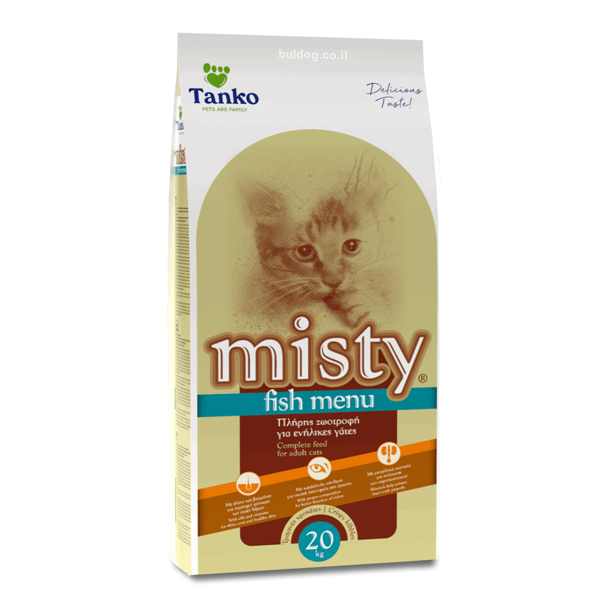 מיסטי פיש מניו 20 קג חתול