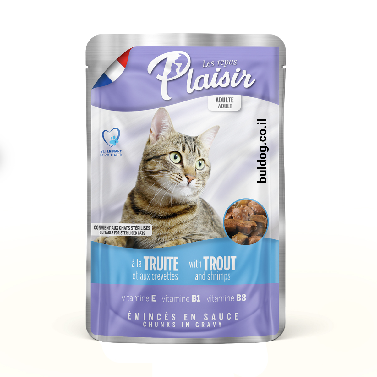 פלזיר פאוץ לחתולים 100 דג טרוט