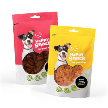 2 חטיפים לכלב במתנה חבילת פינוקים