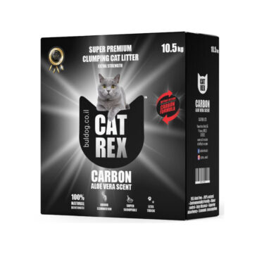 חול CAT REX אלוורה ופחם 10.5 קג