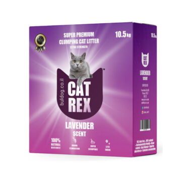 חול CAT REX לבנדר 10.5 קג