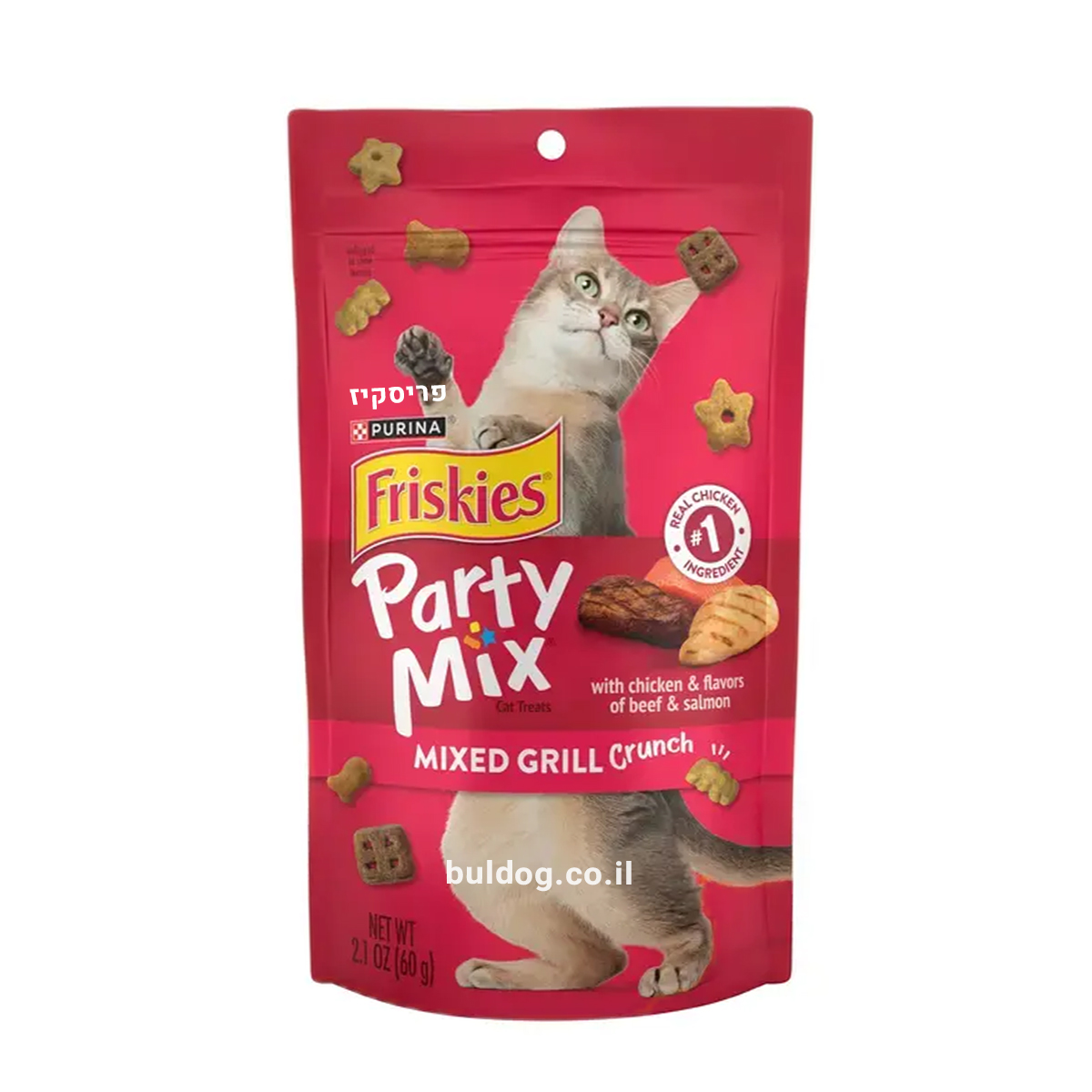 חטיף פריסקיז לחתול מיקס גריל