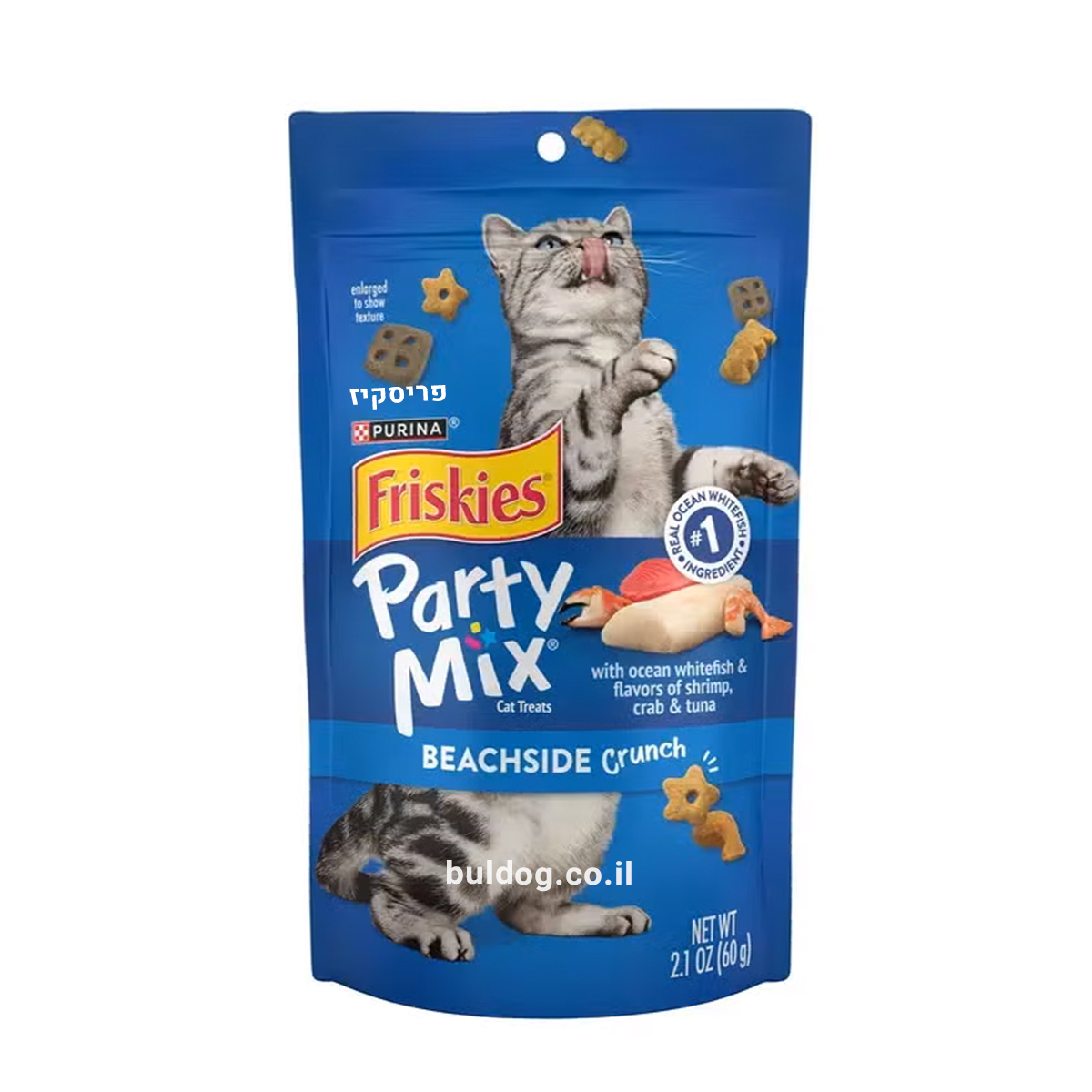 חטיף פריסקיז לחתול מיקס מעדני הים