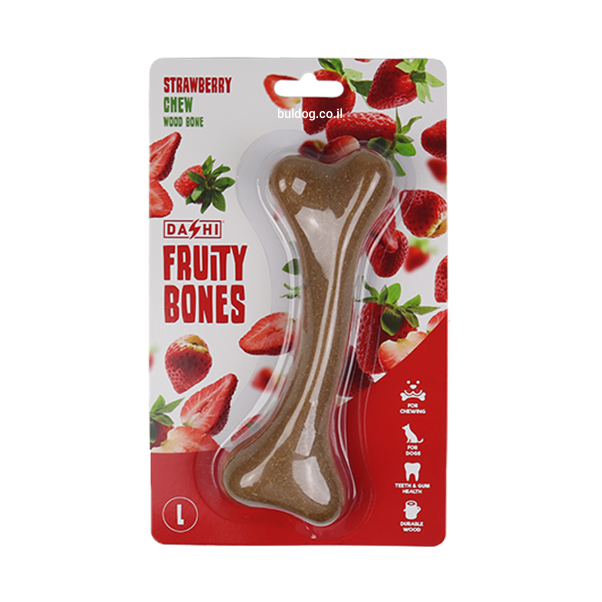 עצם לעיסה dashi מידה l טעם תות