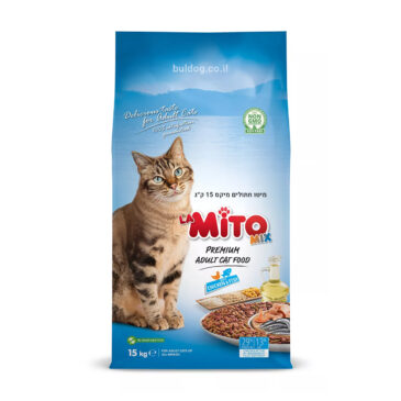 מיטו חתול מיקס עוף ודגים15 קג