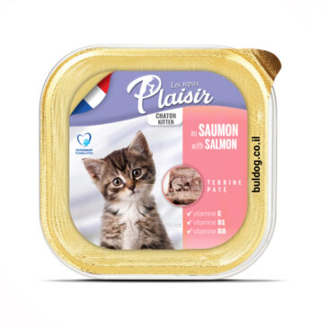 פלזיר מעדן לחתול קיטן סלמון 100 גרם