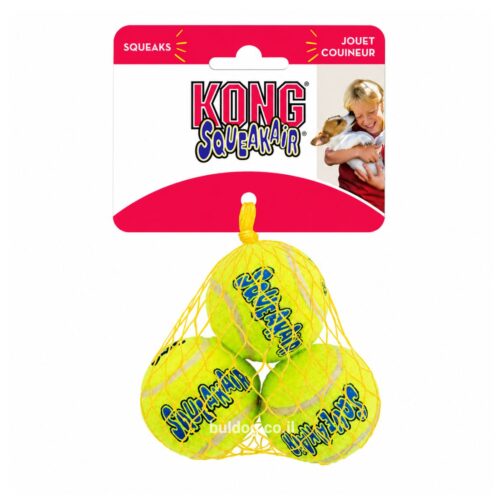 צעצוע לכלב כדור קונג סקוויקר בול XS