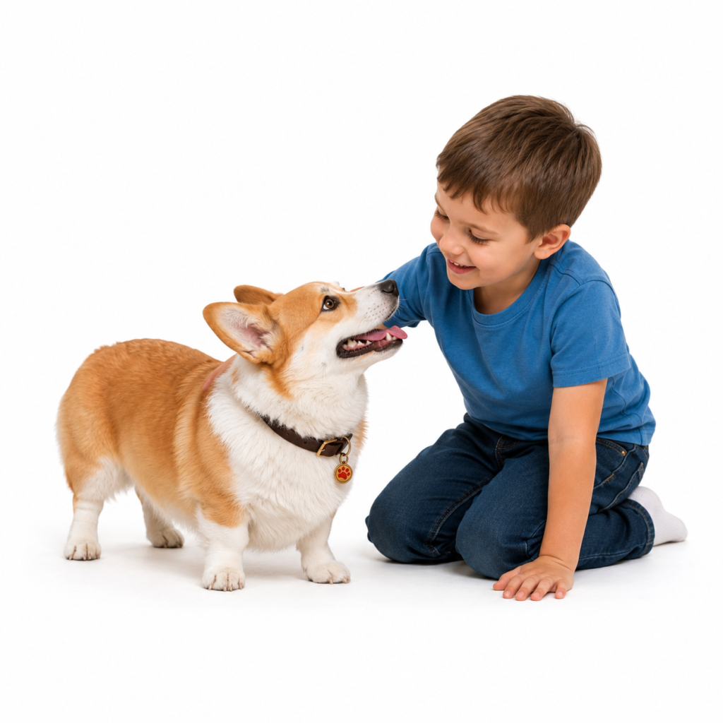 וולש קורגי פמברוק כלב חברותי Welsh Corgi Pembroke