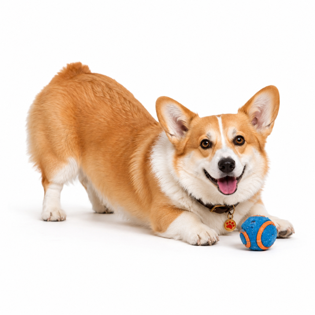 וולש קורגי פמברוק משחק Welsh Corgi Pembroke