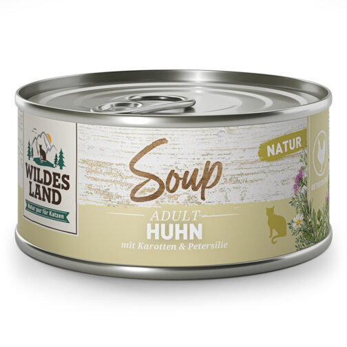 ווילדס לנד Soup עוף עם גזר ופטרוזיליה לחתול 80 גרם