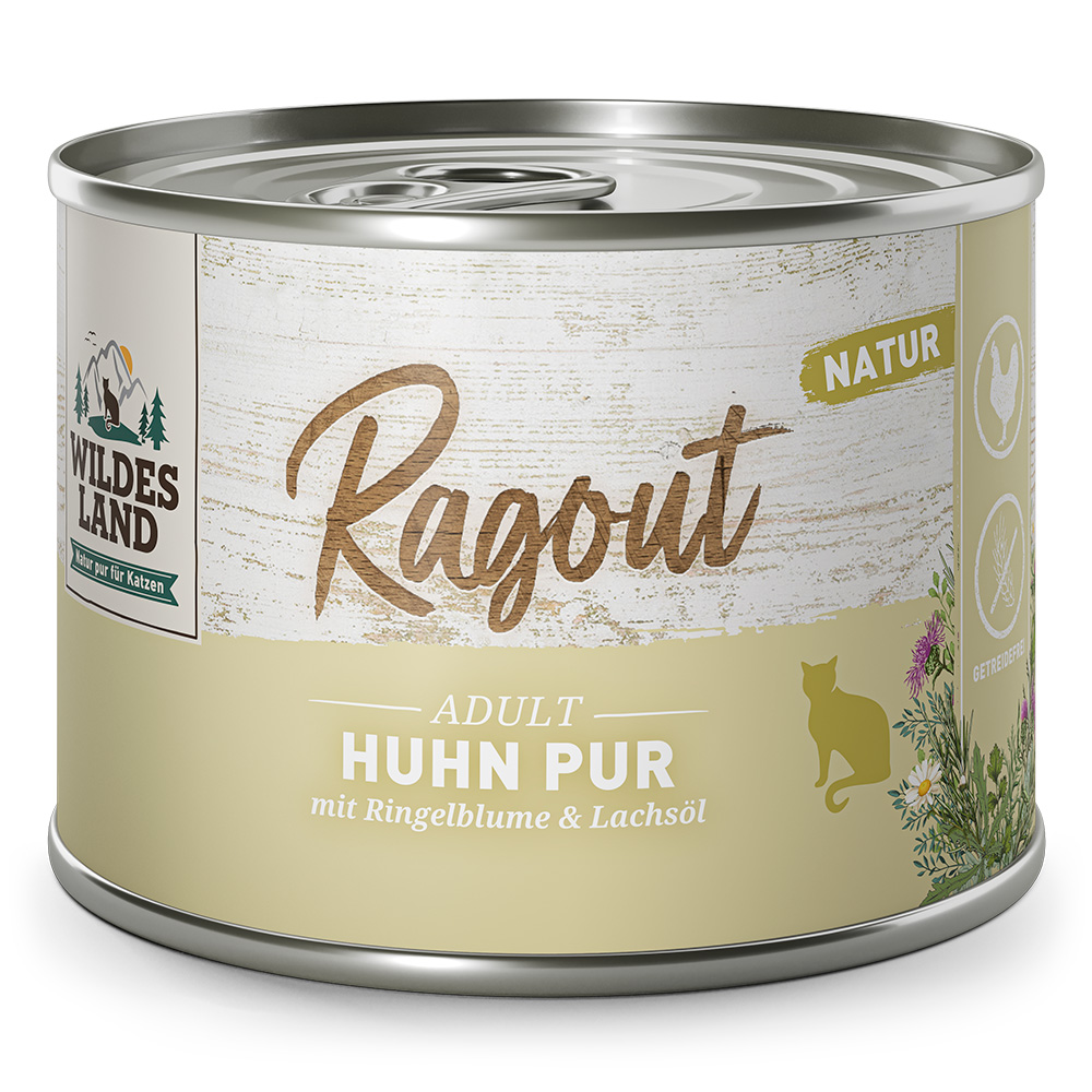 ווילדס לנד Ragout עוף עם קלנדולה לחתול 180 גרם