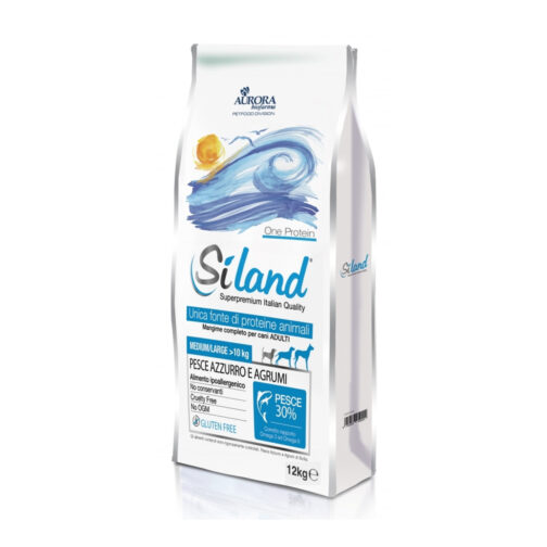 siland one protein blue fish citrus adult medium large dog 12kg