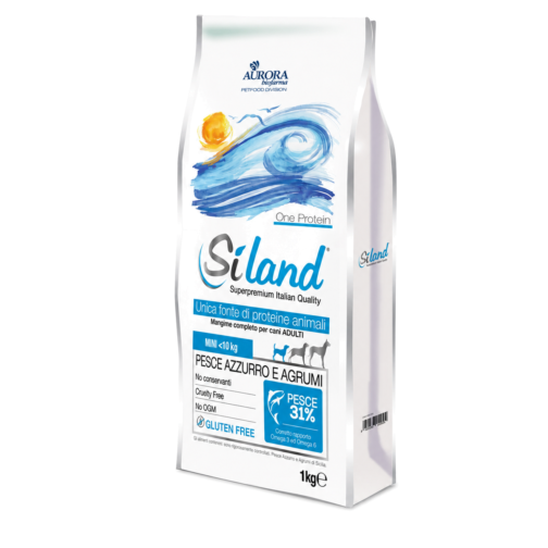 siland one protein blue fish citrus adult mini dog 1kg