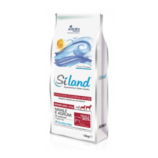 siland one protein pork citrus adult medium large dog 12kg