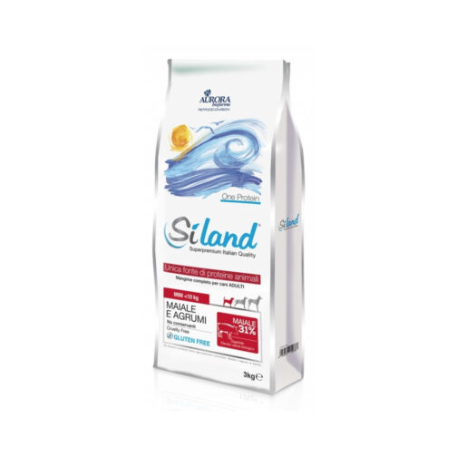 siland one protein pork citrus adult mini dog 3kg
